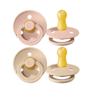 Bibs Chupete 0-6M Vainilla/Blush X 2U