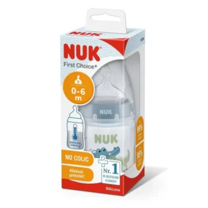 Nuk Mamadera Fc + Control Temp. Cocodrilo X 150Ml.