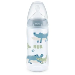 Nuk Mamadera Fc + 300Ml C/Temp. Cocodrilo