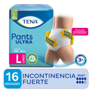 Ropa Interior Descartable – Tena Pants Ultra – Talle L (Grande) – 16 U
