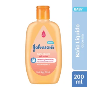 JOHNSONS Baby – Jabón Líquido con Glicerina 200Ml
