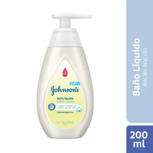 JOHNSONS Baby – Baño Liquido Recién Nacido 200ml