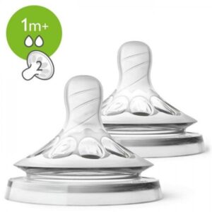 Avent Tetinas Lenta X2 1M+ 2 Orificios