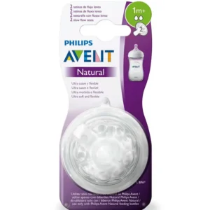 Avent Tetinas Lenta X2 1M+ 2 Orificios