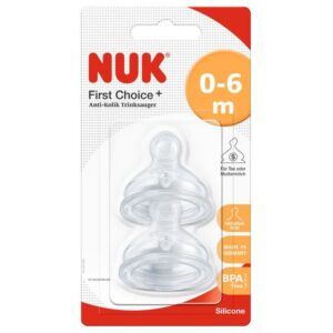 Nuk Tetina X2 Sil T1 – Flujo S // 0-6 M
