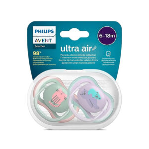 Avent Chupete Ultra Air Deco 6-18M Nena Gato Y Koala
