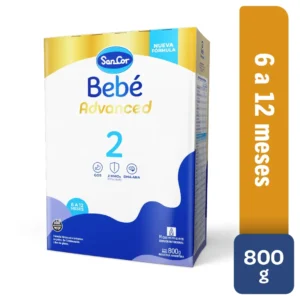Leche Sancor Bebé 2 Advanced – 6-12 meses – Estuche – 800g