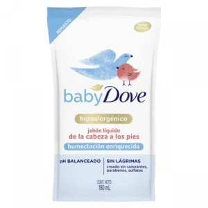 Dove Baby – Jabón Líquido (Repuesto) – Humectación Enriquecida – 180ml