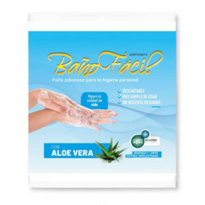 Baño Fácil Aloe Vera (Azul) X10u