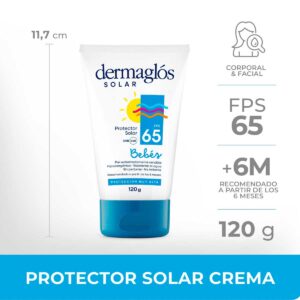 Protector Solar Bebés – Dermaglós – FPS 65 – Crema 120g