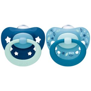 Nuk Chupetes X2 – Signature 6-18m – Azul