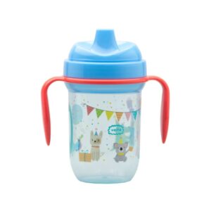 Vaita – Vaso Pico Duro Ancho – Celeste – Doble Vavlula Antiderrame Y Asas