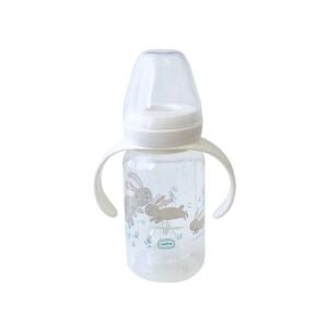 Vaita Mamadera Boca Chica – Beige / Blanca – 160ml – Natural Decorada C/Asas