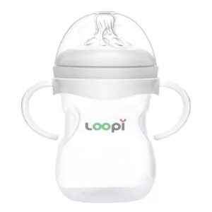 Mamadera – Loopi – Boca Ancha Con Asas – Tetina Anticólico 240 ml